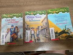 (Magic Tree House) (3) Scholastic, Ghost Town At Sundown, Civil War On Sunday,