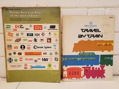 RAND McNALLY HANDY RAILROAD ATLAS OF THE UNITED STATES VINTAGE TRAINS 70s BOOK