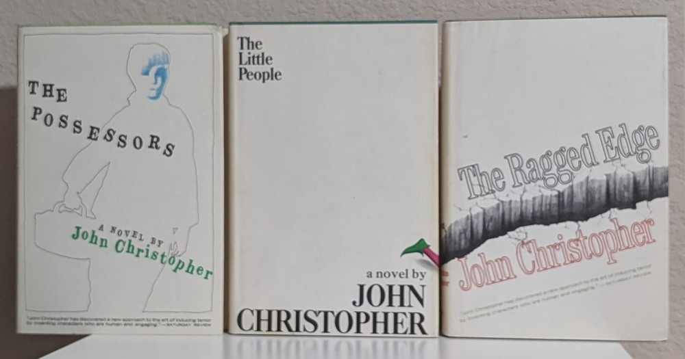 John Christopher = POSSESSORS + LITTLE PEOPLE + RAGGED EDGE = 3 hardcovers BCE