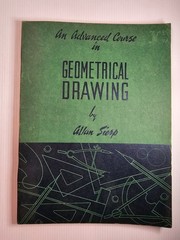 An Advanced Course In Geometrical Drawing by Allan Sierp Paperback Vintage 1969