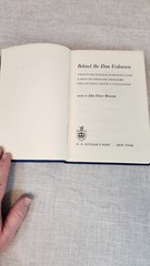 USED Behind the Dim Unkown 26 Scientists John Clover Monsma 1966 Hardcover
