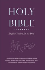 Holy Bible English Version for the Deaf by Baker Title (English) Paperback Book