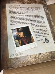 Gravity Falls Journal 3 Special Black Light Edition Limited Signed #470/10000