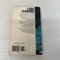 A Night to Remember History Paperback Book by Walter Lord from Bantam 1956