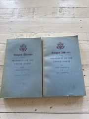 Inaugural Addresses Presidents of the US 1789–1965 Govt Print Office SC Lot 2