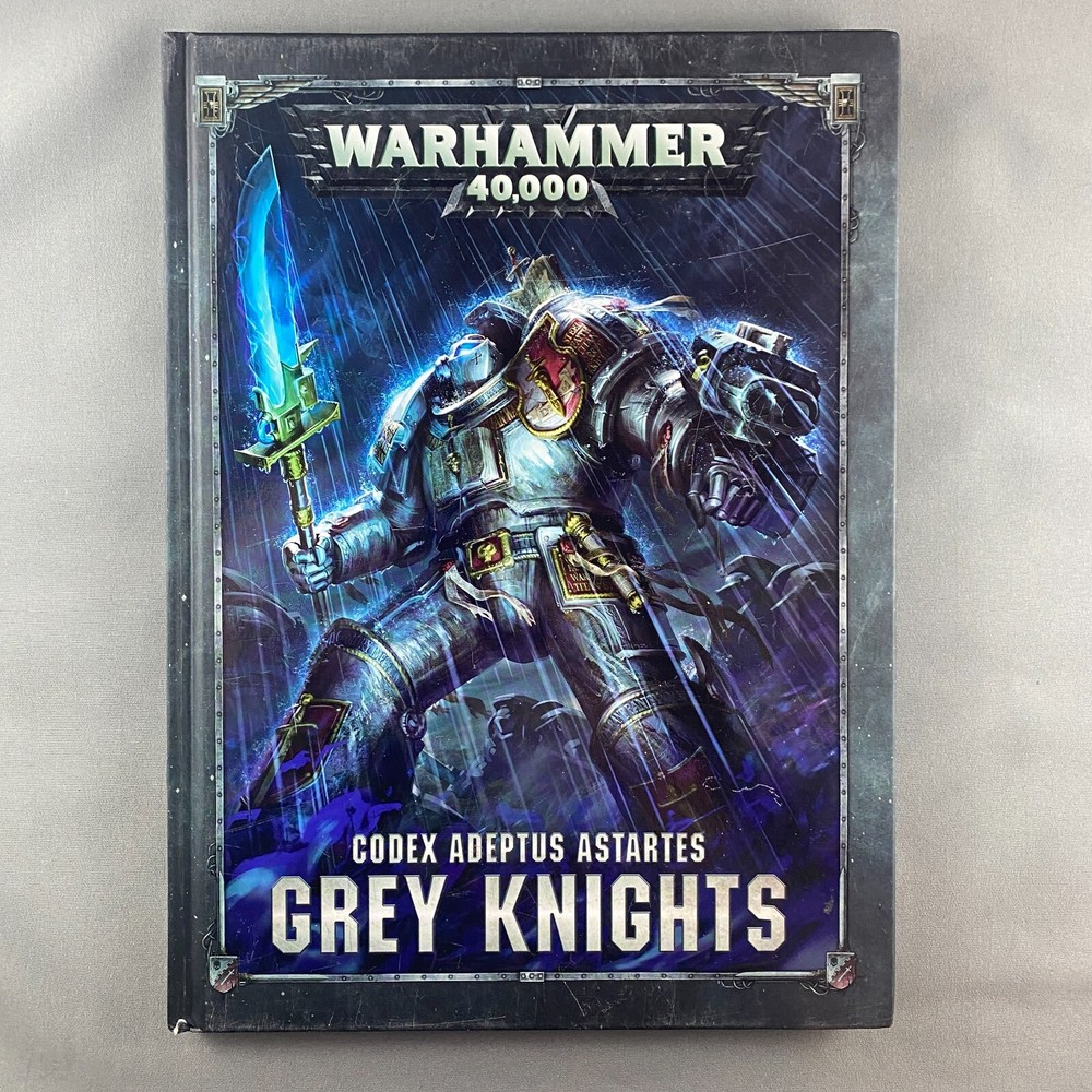 Warhammer 40k Grey Knights Codex Adeptus Astartes Hardcover GW (FRENCH) EX