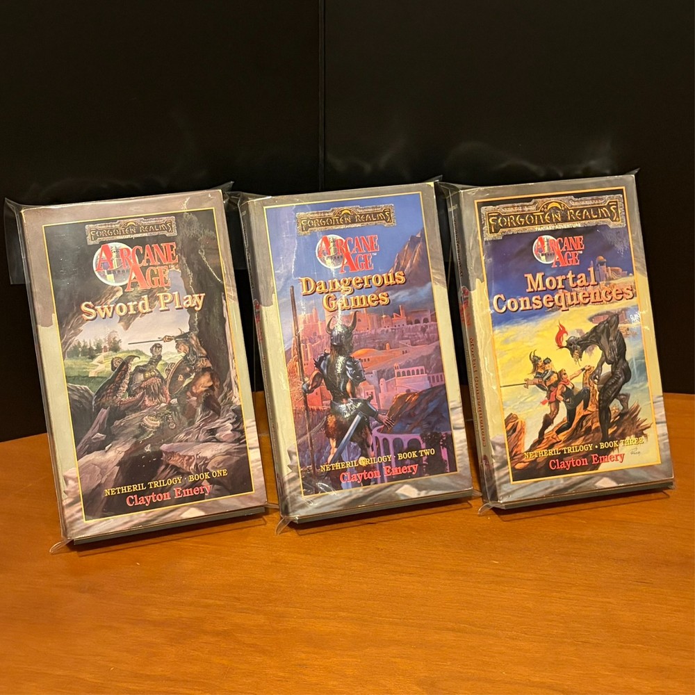 Forgotten Realms: Complete First Edition Netheril Trilogy Dungeons & Dragons Lot