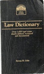Law Dictionary – Paperback By Gifis, Steven – GOOD