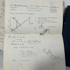 Applied Mechanics Statics Dynamics Housner Hudson + 1962 RPI Quiz Lot