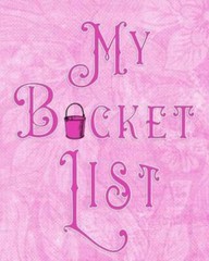 My Bucket List: Adventures – Dreams – Wishes- 136 Pages- 8X10 – Pink