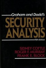 Security Analysis, Murray, Roger F.,Cottle, Sidney,Block, Frank E., Good Book