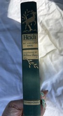 Heidi Illustrated Junior Library Hardcover by Johanna Spyri, Grosset 1945