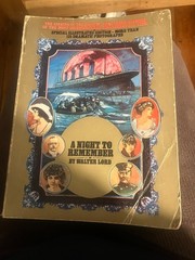 Titanic A night to Remember by Walter Lord (1st edition Bantam 1978) PB USA