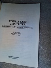 Your Atari Computer Lon Poole 1982 Guide Atari 400 800 Osborne McGraw-Hill