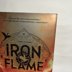 Rebecca Yarros Iron Flame Black Sprayed Edges First Edition