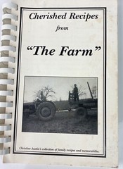 Cherished Recipes from ‘The Farm’ by Christine Austin 1997 Paperback Signed