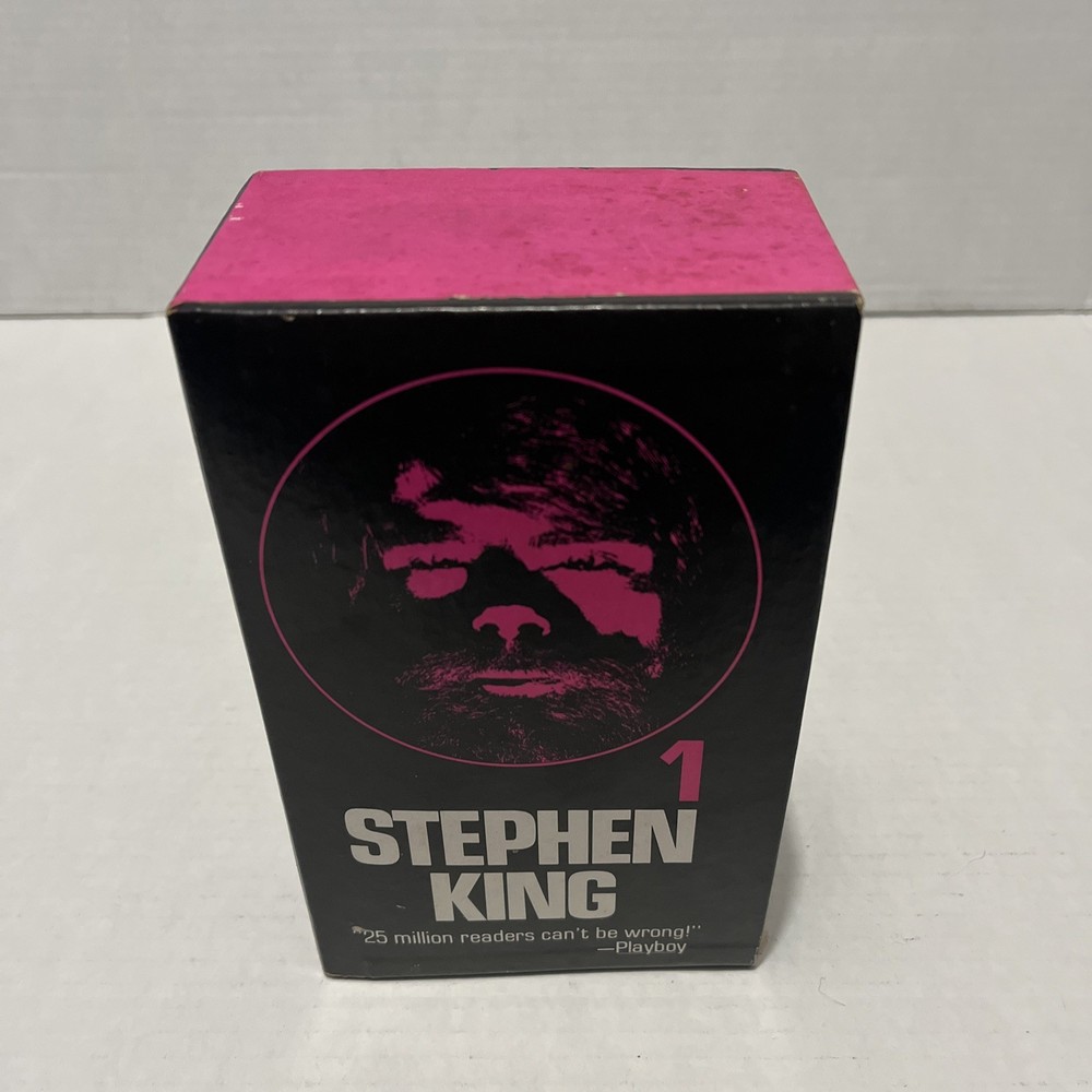 Vintage Stephen King Signet Gift Pack Box Set Cujo Carrie Horror Paperback