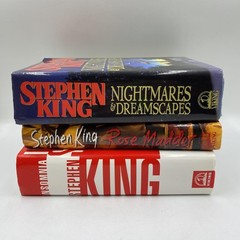 Vintage Stephen King Nightmares Dreamscapes Rose Madder Insomnia Lot 3 HC Horror