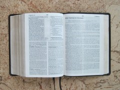 NIV Fire Bible: New International Version Student Edition – Black Bonded Leather