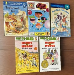 Level 2 Early Readers Book 5 Book Bundle Various Titles Including Henry & Mudge