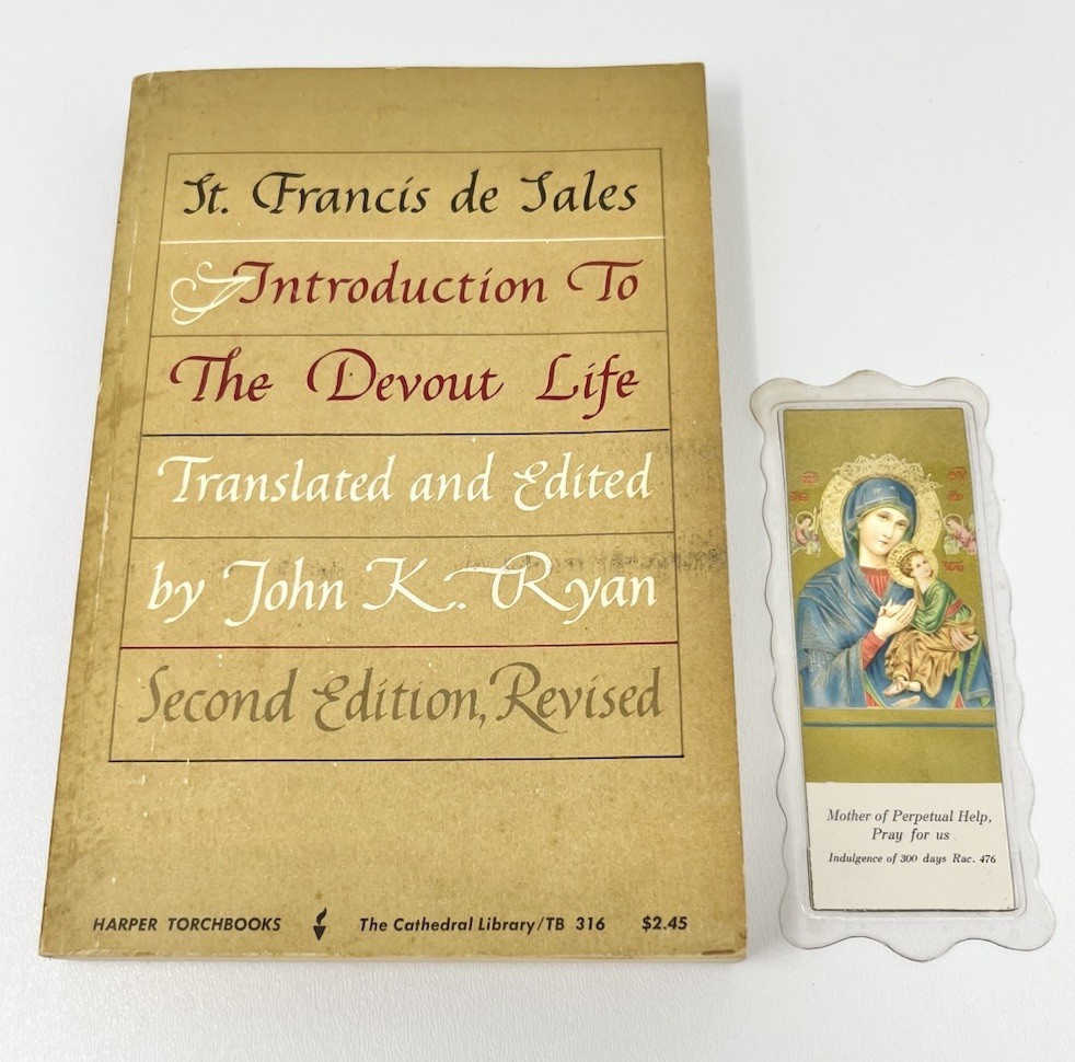 Vintage Intro Devout Life By St. Francis De Sales Bishop Catholic Devotional