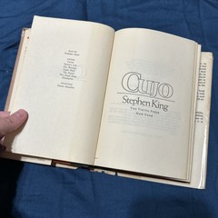 Cujo By Stephen King 1981 Hardcover Book Club Edition Vintage Good Conditio