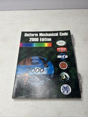 Uniform Mechanical Code 2000 Edition by International Association of Plumbing O…