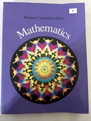 Modern Curriculum Press Mathematics, Level F by Richard Monnard