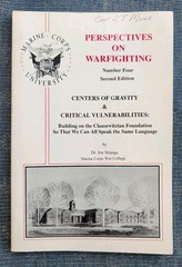 Perspectives on Warfighting Number 4 Centers of Gravity & Critical Vulnerabiliti