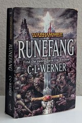 Warhammer = C. L. Werner = RUNEFANG = paperback 1st/1st OOP 2008