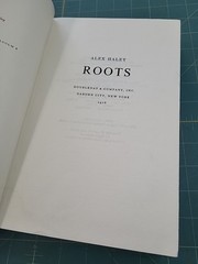Roots – Hardcover By Haley, Alex 1976