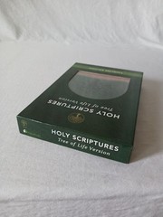 TLV Thinline Bible, Holy Scriptures, Grove/Sand, Tree Design Duravella by Bake