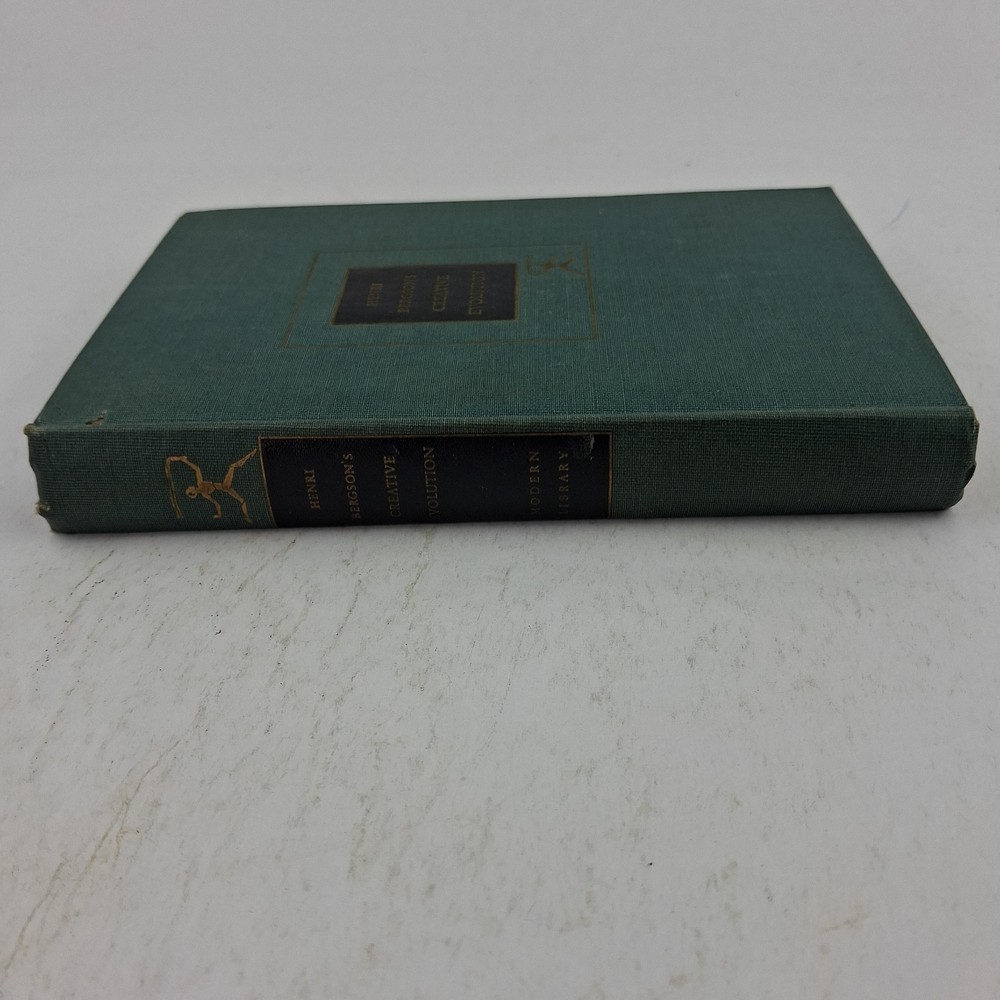 Creative Evolution by Henri Bergson Modern Library 1944 Philosophy Book