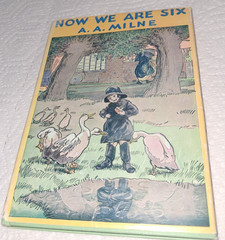 A. A. Milne Now We Are Six Winnie the Pooh Classic children’s HC 1949 161st DJ
