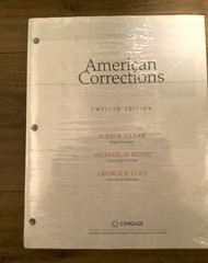 American Corrections (12th Edition), Loose Leaf Version Sealed Brand New