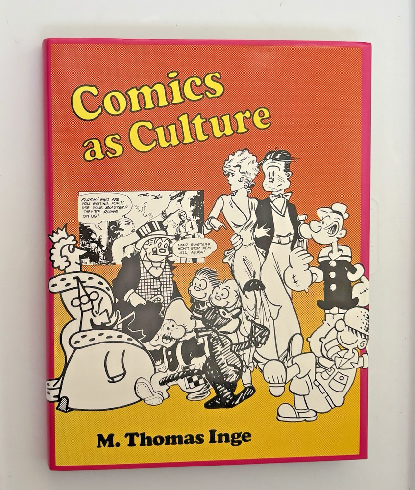 1990 HARDBACK – Comics as Culture – NEW – 177 Pages – By- M. Thomas Ingle –