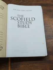 Holy Bible Scofield Study System Brown Leather NKJV Red Letter 2002 Oxford