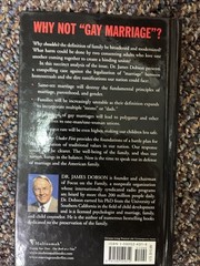 Marriage under Fire : Why We Must Win This Battle by James C. Dobson (2004,…