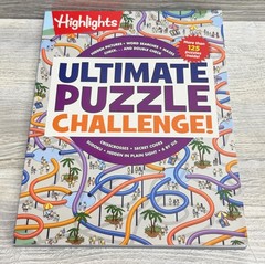 Highlights Ultimate Puzzle Challenge Book Kids Mazes Word Search Sudoku Ages 8+