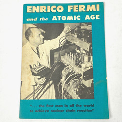 1959 Enrico Fermi and the Atomic Age 12 Page Booklet Cold War USA Americana