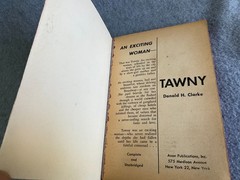 TAWNY – BY DONALD HENDERSON CLARKE – Fifth Printing Nov 1956