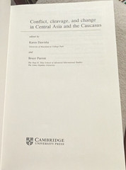 Conflict, Cleavage, and Change Central Asia Caucasus Cambridge Press Dawisha Ha…