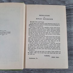 The U.P. Trail Zane Grey Vintage Western Fiction Grosset & Dunlap Hardcover
