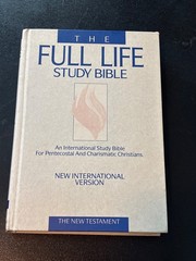 NIV The Full Life Study New Testament (Bible) 1990 First Printing 1984 Hardback