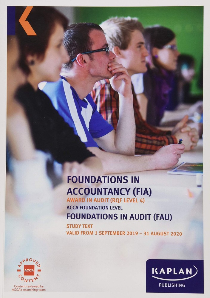 KAPLAN PUBLISHING FOUNDATIONS IN AUDIT (INT/UK) – STUDY TEXT (Paperback)