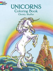 Unicorns Coloring Book (Dover Coloring Books) – Paperback – GOOD