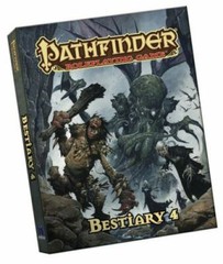Pathfinder Roleplaying Game: Bestiary 4 Pocket Edition Staff, Paizo Paperback U