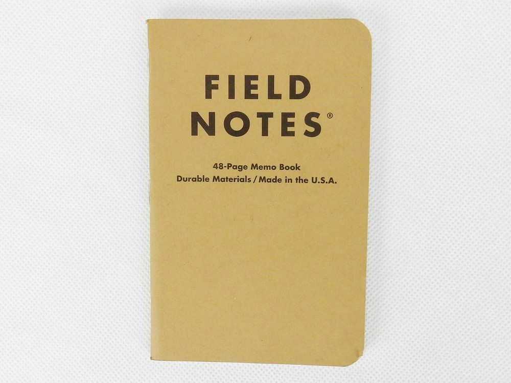 Field Notes Brand 48 Page Memo Book, SINGLE, Pocket Size, Durable, Made In USA