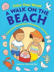 Color Your World: a Walk on the Beach: Coloring, Activities & Keepsake Journal b