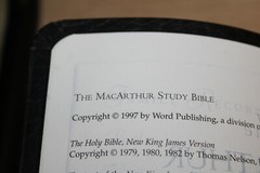 MacArthur Study Bible by John MacArthur (2006, Bonded Leather, Revised edition)